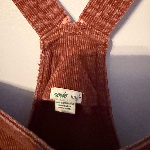 Aerie Werk & Play Corduroy Overalls Style Medium - Picture 7 of 7